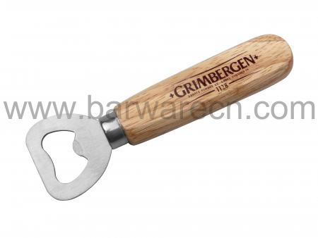 Wholesale Handmade Bar Bottle Opener with Vintage Wood Handle 