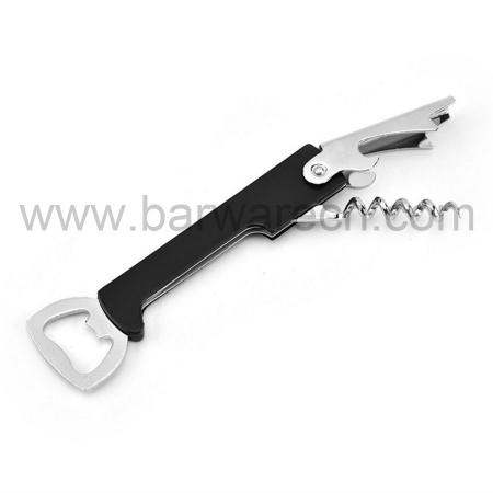 Multi functional Waiters Corkscrew Clad Stainless Wine Opener 