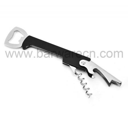 Multi functional Waiters Corkscrew Clad Stainless Wine Opener 