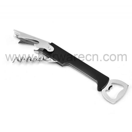 Multi functional Waiters Corkscrew Clad Stainless Wine Opener 