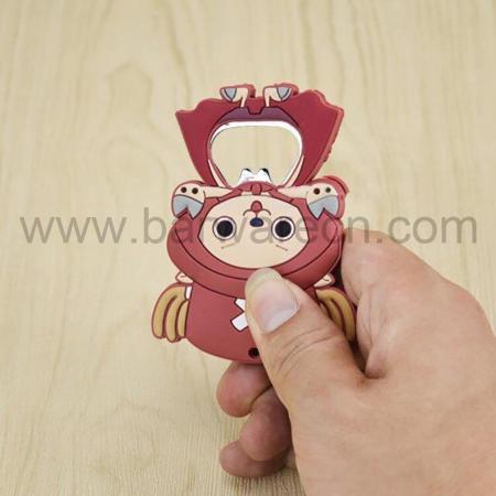 Creative Cute Cartoon Silicone Multi-function Bottle Opener 