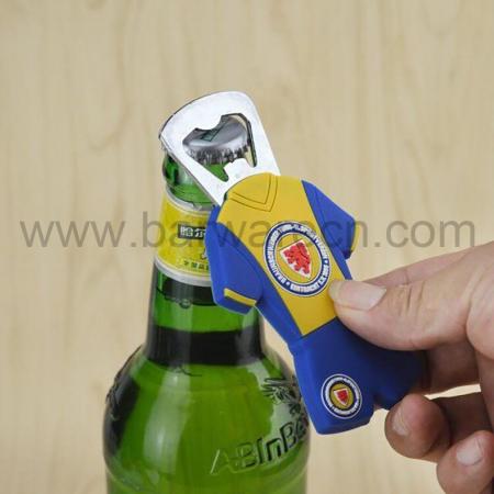 Custom 3D PVC Beer Bottle Opener with Embossed Logo 