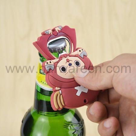 Creative Cute Cartoon Silicone Multi-function Bottle Opener 