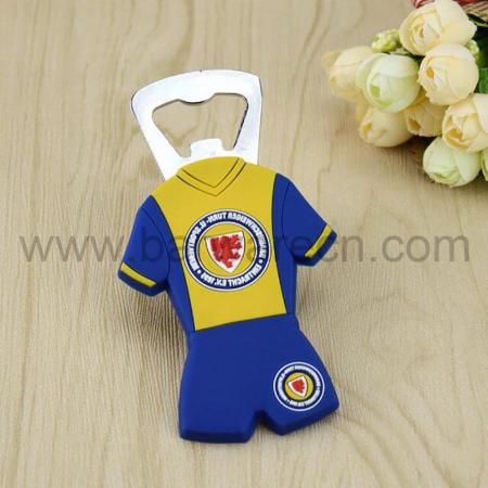 Custom 3D PVC Beer Bottle Opener with Embossed Logo 