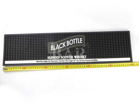 BLACK BOTTLE Black Brand Promotional Beer Mat Bar Mat Service 