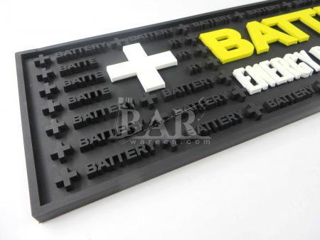 BATTERY Beer Cocktail Bar Runner Slip Barware Bar Mat 