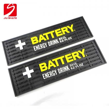 BATTERY Beer Cocktail Bar Runner Slip Barware Bar Mat 