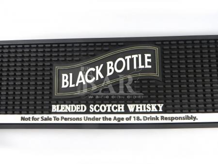 BLACK BOTTLE Black Brand Promotional Beer Mat Bar Mat Service 