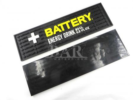 BATTERY Beer Cocktail Bar Runner Slip Barware Bar Mat 