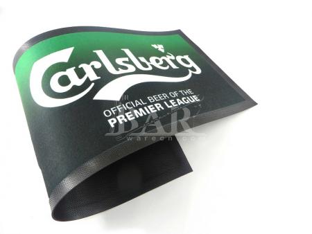 Non Woven Printing Nitrile Personalized Rubber Bar Mat 