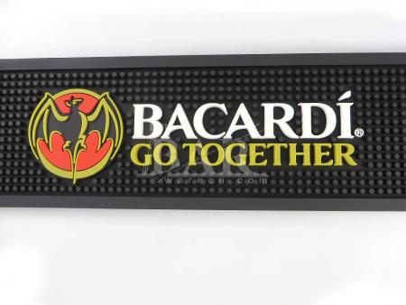 BACARDI Beer Drip Bar Mat Waterproof PVC Service Mat 