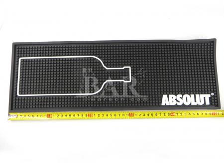 ABSOLUT Black White Beer Drip Bar Mat Set 