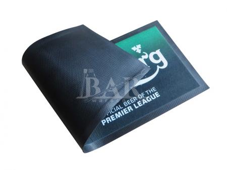 Non Woven Printing Nitrile Personalized Rubber Bar Mat 