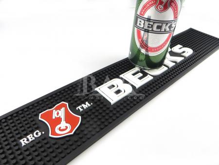 Buck's Professional Manufacturer Black PVC Bar Runner 