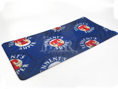 Printing Nitrile Rubber Woven Fabric Bar Mat 