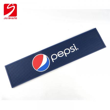 Pepsi Cocktail Bartender Bar Mat Blue and Black 