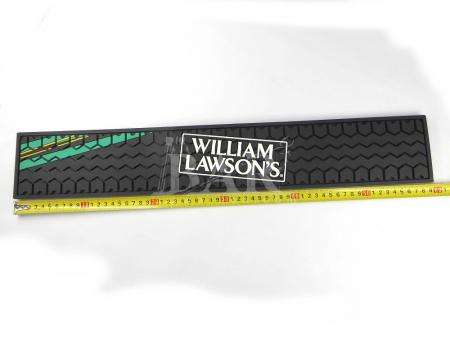 WILLIAM LAWSON'S Rectangular Rail Drip Mat Bar Mat 