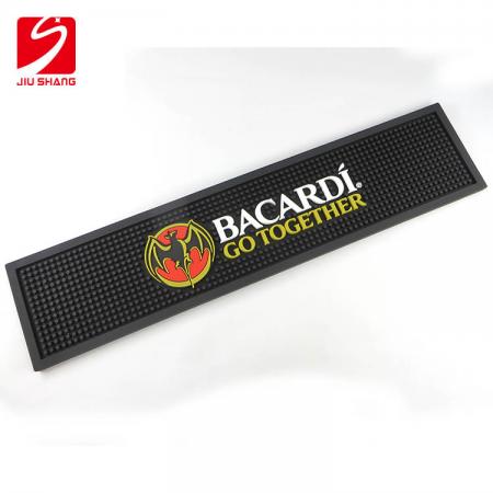 BACARDI Beer Drip Bar Mat Waterproof PVC Service Mat 