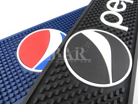 Pepsi Cocktail Bartender Bar Mat Blue and Black 