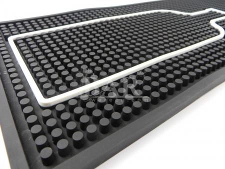 ABSOLUT Black White Beer Drip Bar Mat Set 