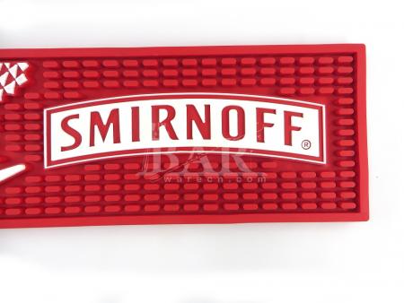 SMIRNOFF Logo Embossed Bar Runner Bar Mat 