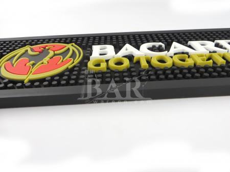 BACARDI Beer Drip Bar Mat Waterproof PVC Service Mat 