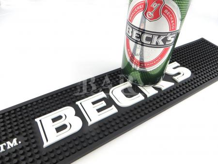 Buck's Professional Manufacturer Black PVC Bar Runner 