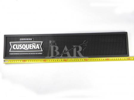 CUSQUNEA Flexible PVC Service Mat Non-Slip Black White Mat 