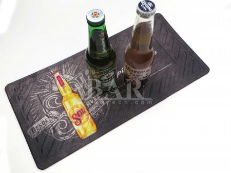 Nitrile Rubber Bar Mat Washable Drink Beer Mats 