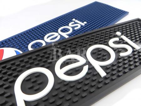 Pepsi Cocktail Bartender Bar Mat Blue and Black 