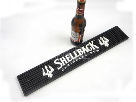 SHEELBACK Black Heavy Duty PVC Rubber Bar Mat 