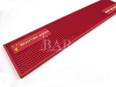 Injection Bar Mat Campari Promotional Bar Runner Heavy 