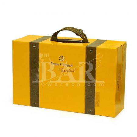 Veuve Clicquot EVA Hard Champagne Carrier Tote Case Carrying Shell Pouch 