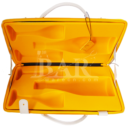 Veuve Clicquot EVA Hard Champagne Carrier Tote Case Carrying Shell Pouch 