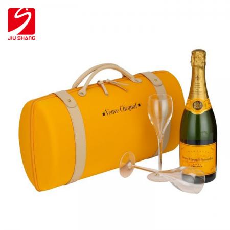 Veuve Clicquot EVA Hard Champagne Carrier Tote Case Carrying Shell Pouch 