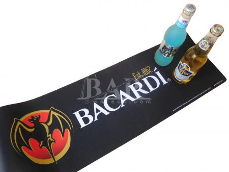 BACARDI LOGO Printing Eco Friendly Natural Rubber Bar Mat 