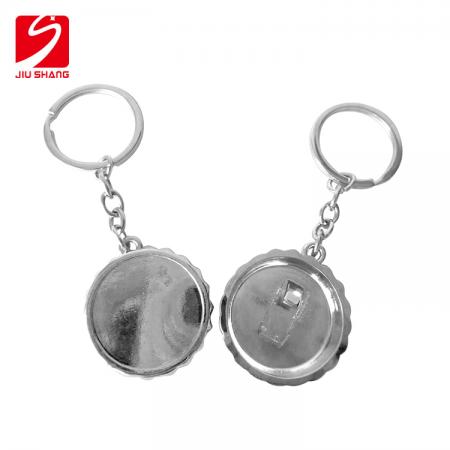 Personalized Stainless Steel Bottle Opener Keychain 