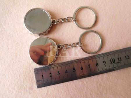 Personalized Stainless Steel Bottle Opener Keychain 