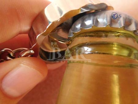 Personalized Stainless Steel Bottle Opener Keychain 