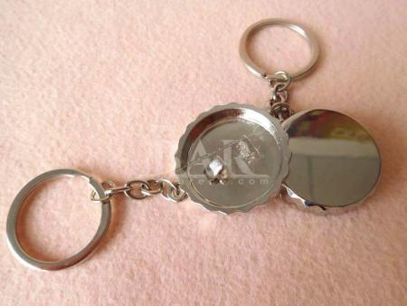 Personalized Stainless Steel Bottle Opener Keychain 