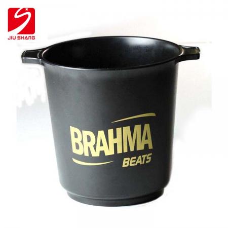 Custom white plastic wine cooler bucket with factory price 