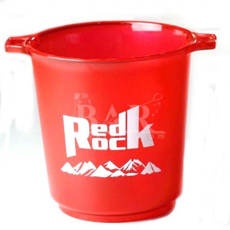 Custom white plastic wine cooler bucket with factory price 