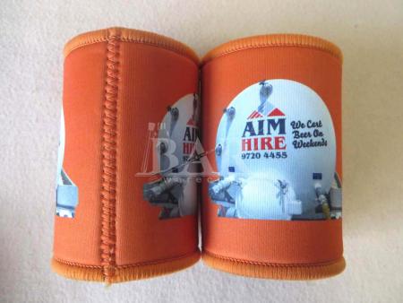 Custom insulated neoprene stubby holder for promotions 