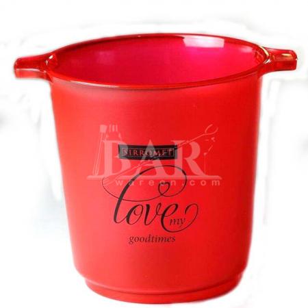 Custom white plastic wine cooler bucket with factory price 