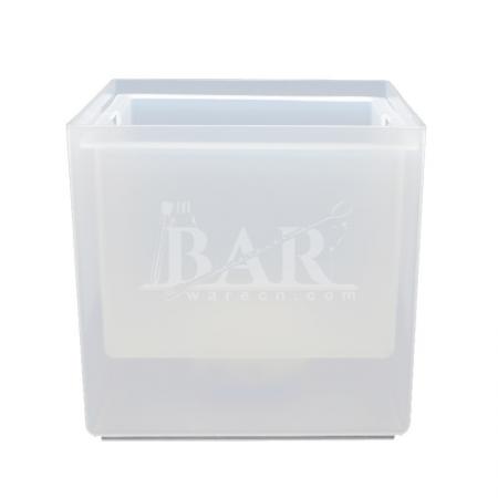 OEM Square Blue LED Beer Bucket Ice Chiller 