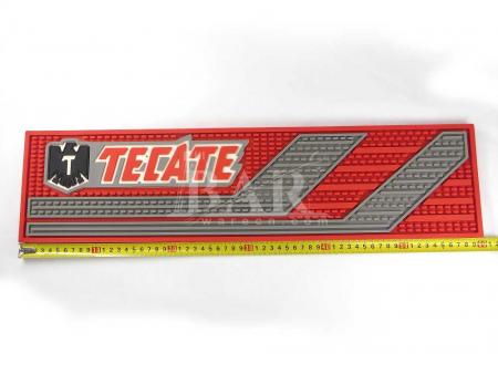 TECATE Beer Label Bar Runner Quality PVC Bar Mat 