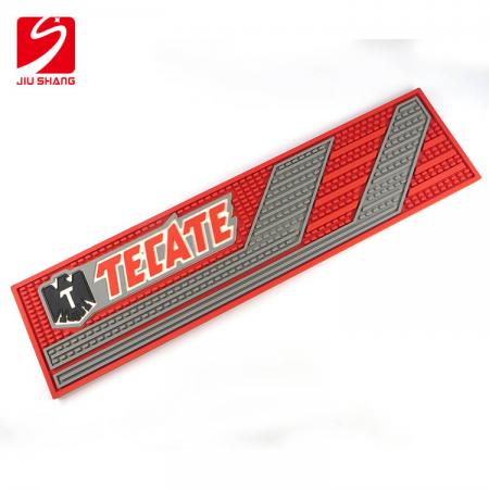 TECATE Beer Label Bar Runner Quality PVC Bar Mat 