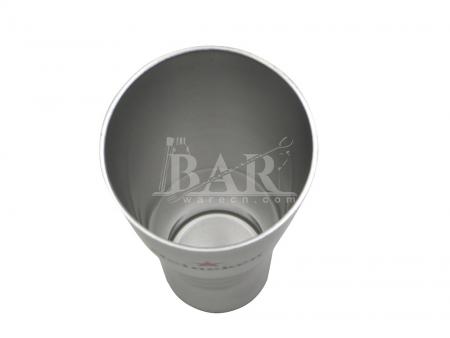 Silk Printing Logo Aluminum Beer Mug 