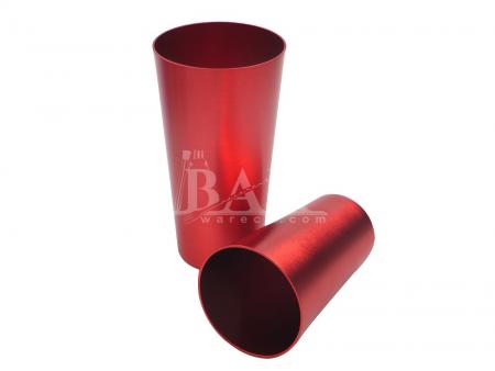 Different Vintage Style Colored Metal Aluminum Cups 