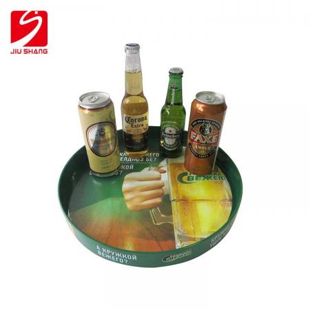 Round bar serving tray,Plastic bar tray,PP Green bar tray 